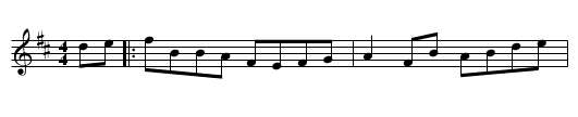 Aughdarra, The  - staff notation