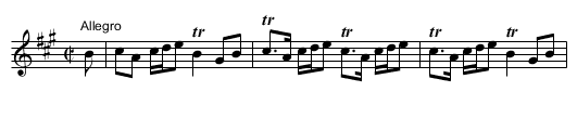 Auld Ga’d Aiver, The - staff notation