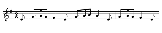Auld Gudeman, The - staff notation