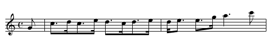 Auld Lang Syne. JGi.132 - staff notation