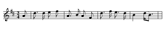 Auld Lang Syne (old tune) - staff notation
