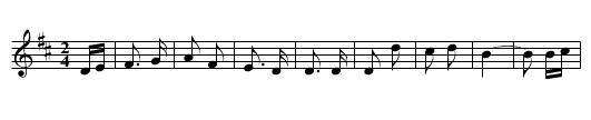 Auld Lang Syne - staff notation