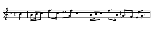 Auld Man, The  (Elgin) - staff notation