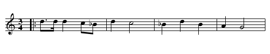 Aulla un perru (CT 031) - staff notation