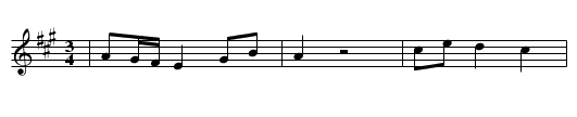 AUSBUENDIG SUESS - staff notation