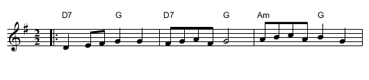 Auvergne Polka 2 - staff notation