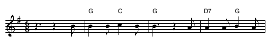 Aux marches du palais - staff notation