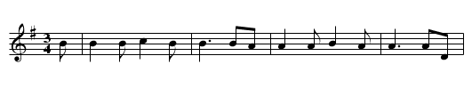 Aux marches du palais - staff notation