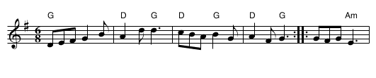 Avant-deux de la Mézière - staff notation