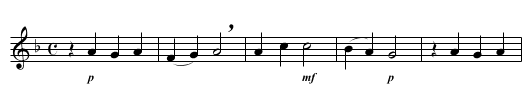 Ave Maria - staff notation