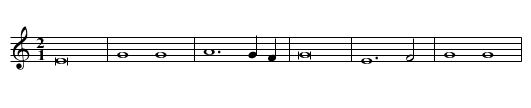 Ave Maria - staff notation