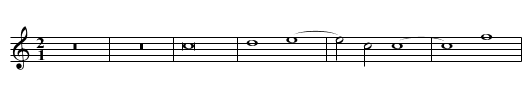Ave verum corpus - staff notation