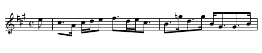 Avimore - staff notation