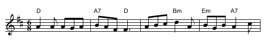 Avre Este Abajour - staff notation
