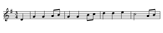 Away in a Manger - staff notation