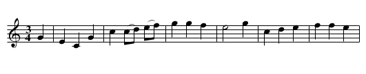AWAY TO THE COPSE - staff notation