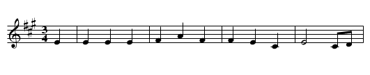 Away to Wisconsin - staff notation