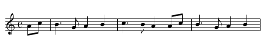 Ay de mi Alhama - staff notation