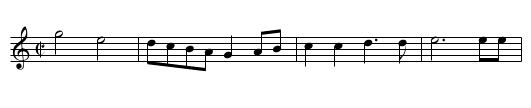 AY ME, OR THE SYMPHONY - staff notation