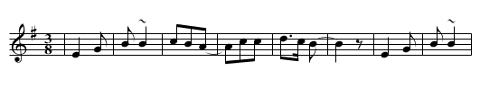 Ayer vite na fonte - staff notation