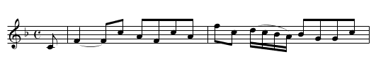 Ayr Races, a Reel - staff notation