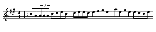 Azel - staff notation