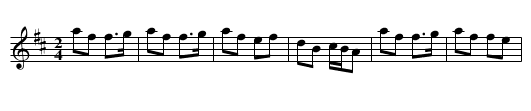 B minor Polka - staff notation