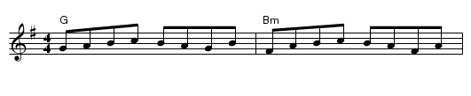 B. Variation - staff notation