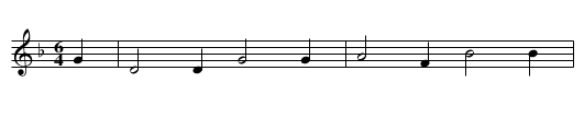 B157-  The gelding of the Devil - staff notation