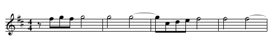 Ba Pardess - staff notation