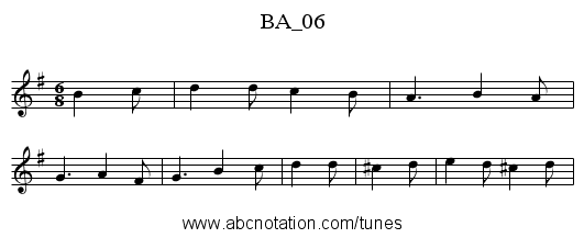BA_06 - staff notation