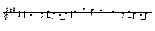 Babes in the Wood - staff notation