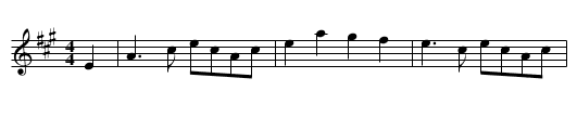 Babes In the Wood - staff notation