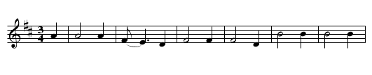 Babies in the Mill - staff notation