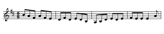Baby Finger Jig, The - staff notation