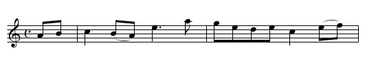 Babylon Hornpipe,The,aka. HA.111 - staff notation