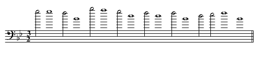 Babylon Streams L.M. - staff notation