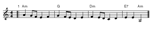 Babylon - staff notation