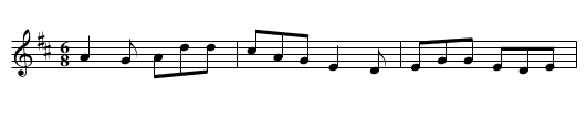 Bacach na Cleithe - staff notation