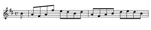 Back of the Change House - staff notation