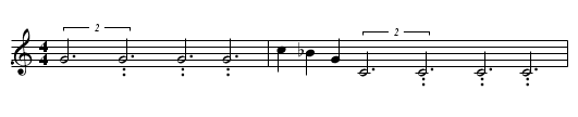 Back Water Blues - staff notation