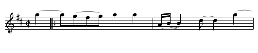 Backstep Cindy - staff notation