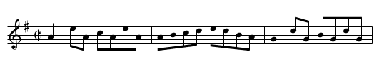 Bag of Spuds, The - staff notation