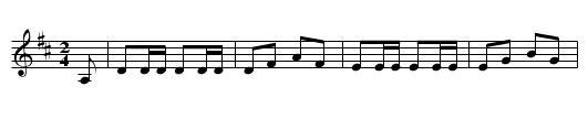 Bagl&aelig;ns Kontrasejre - staff notation