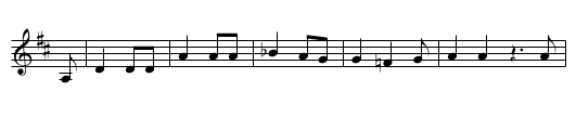 Bai Raedder - staff notation