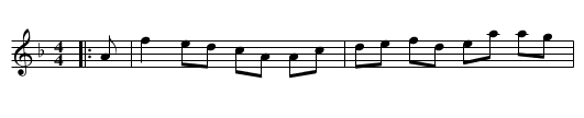 Bailie Nicol Jarvie - staff notation