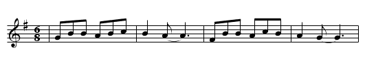 Baille de Panderu (CT 154) - staff notation