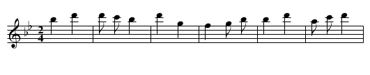 Baimaolin maihua - staff notation