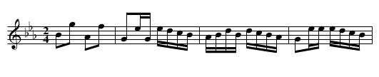 Bairisch Polka - staff notation