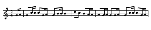 Bairischer - staff notation